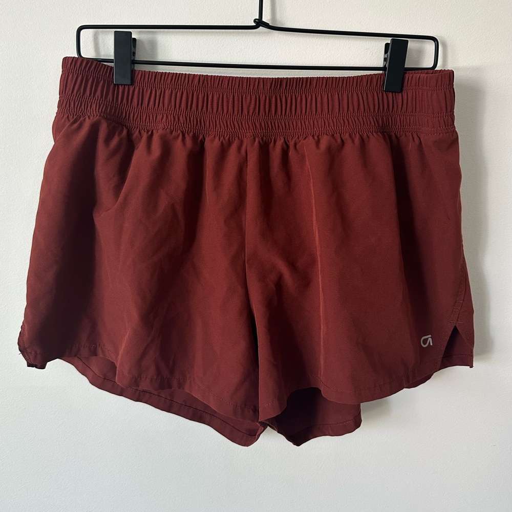 Burgundy Women Running Shorts